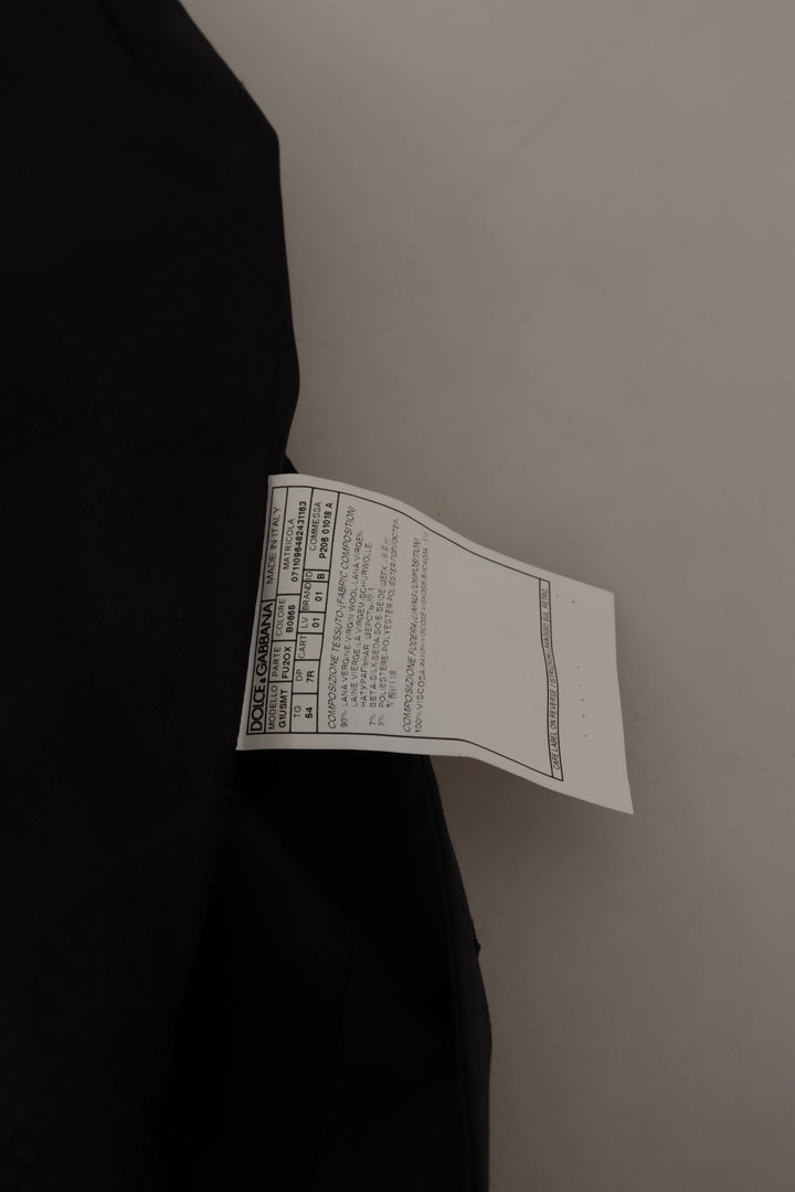 Dolce & Gabbana Dark Blue Single Breasted MARTINI Blazer