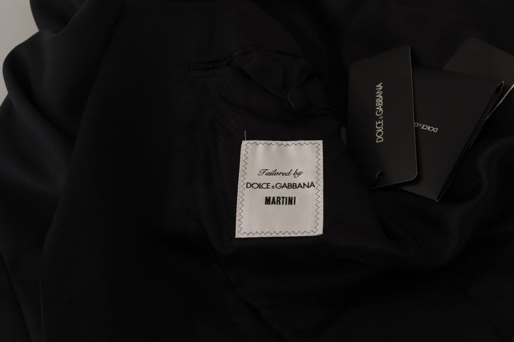 Dolce & Gabbana Dark Blue Single Breasted MARTINI Blazer