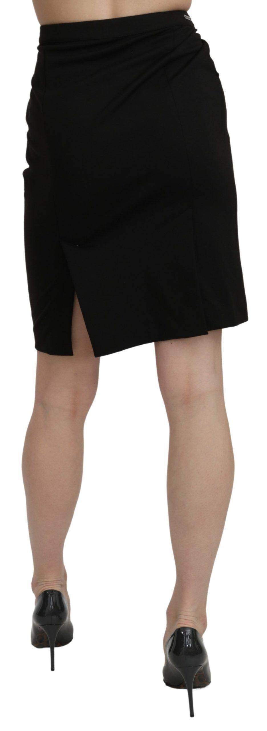 GF Ferre High Waist Pencil Cut Knee Length Formal Skirt #women, Black, Catch, feed-agegroup-adult, feed-color-black, feed-gender-female, feed-size-IT40|S, Gender_Women, GF Ferre, IT40|S, Kogan, Skirts - Women - Clothing, Women - New Arrivals at SEYMAYKA