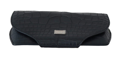 Dolce & Gabbana  Blue Crocodile Eyewear Sunglasses Case Cover Pouch #men, Blue, Brand_Dolce & Gabbana, Catch, Dolce & Gabbana, feed-agegroup-adult, feed-color-blue, feed-gender-male, feed-size-OS, Gender_Men, Handbags - New Arrivals, Kogan, Leather Accessories - Men - Bags at SEYMAYKA