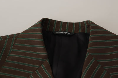 Dolce & Gabbana Multicolor Stripes Double Breasted Blazer
