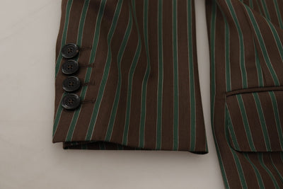 Dolce & Gabbana Multicolor Stripes Double Breasted Blazer