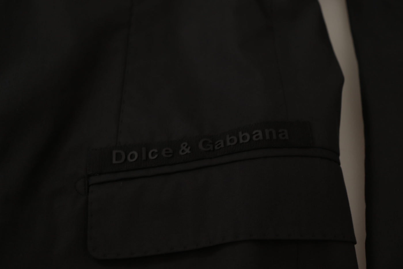 Dolce & Gabbana Black Single Breasted TAORMINA Breasted Blazer