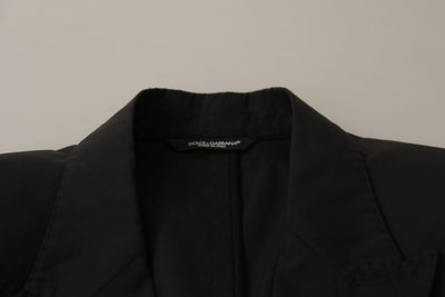 Dolce & Gabbana Black Single Breasted TAORMINA Breasted Blazer