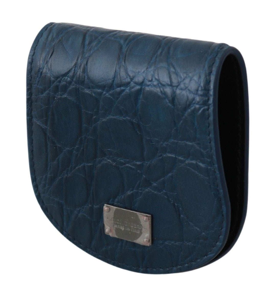 Dolce & Gabbana  Blue Leather Holder Pocket Condom Case #men, Accessories - New Arrivals, Blue, Brand_Dolce & Gabbana, Catch, Dolce & Gabbana, feed-agegroup-adult, feed-color-blue, feed-gender-male, feed-size-OS, Gender_Men, Kogan, Other - Men - Accessories at SEYMAYKA