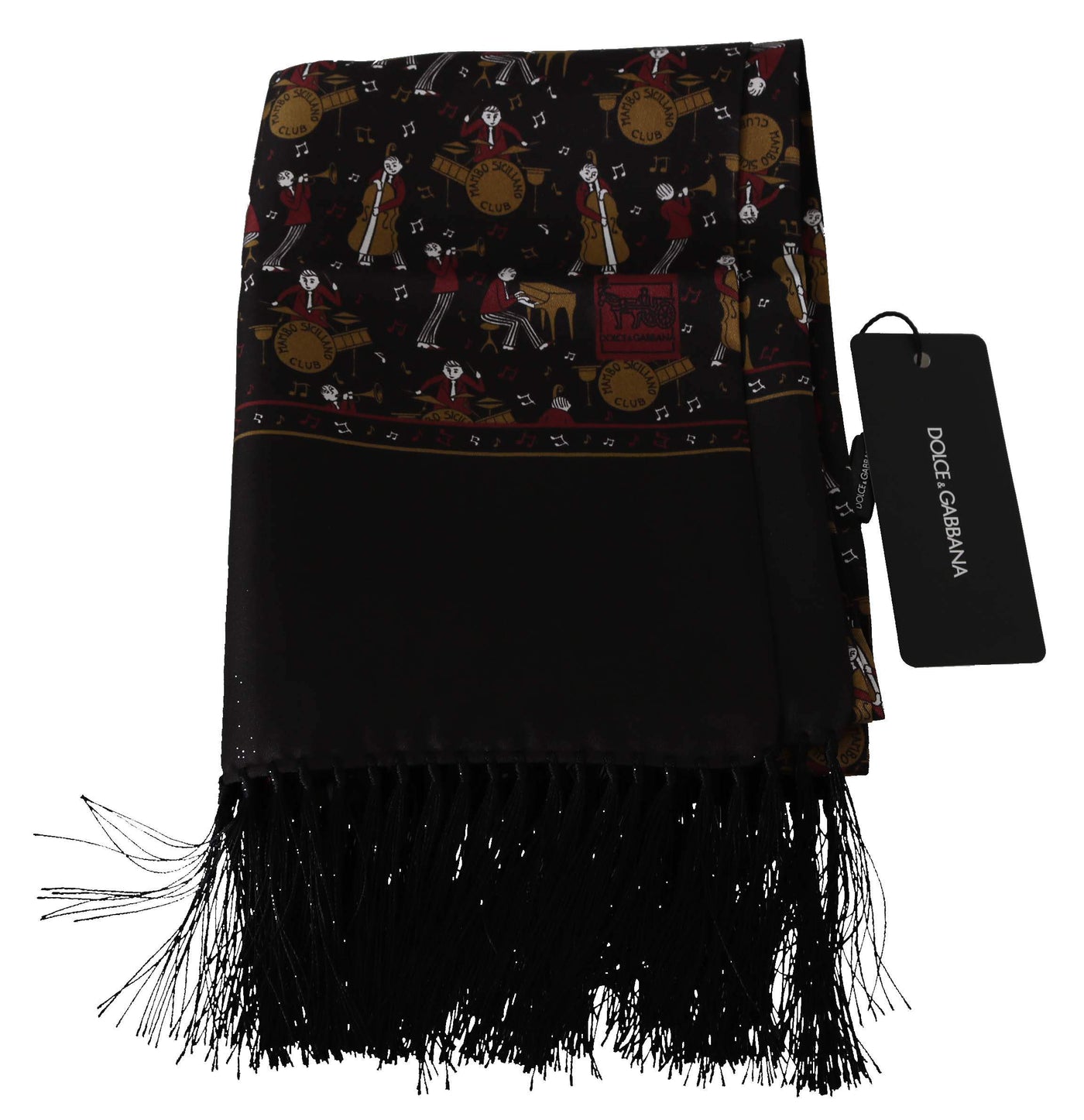 Dolce & Gabbana  Brown Musicians Print Mens  Scarf #men, Accessories - New Arrivals, Brand_Dolce & Gabbana, Brown, Catch, Dolce & Gabbana, feed-agegroup-adult, feed-color-brown, feed-gender-male, feed-size-OS, Gender_Men, Kogan, Scarves - Men - Accessories at SEYMAYKA