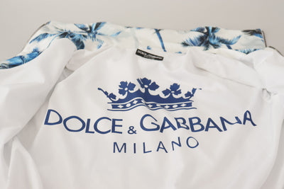 Dolce & Gabbana Multicolor Tree Print  Full Zip Sweater