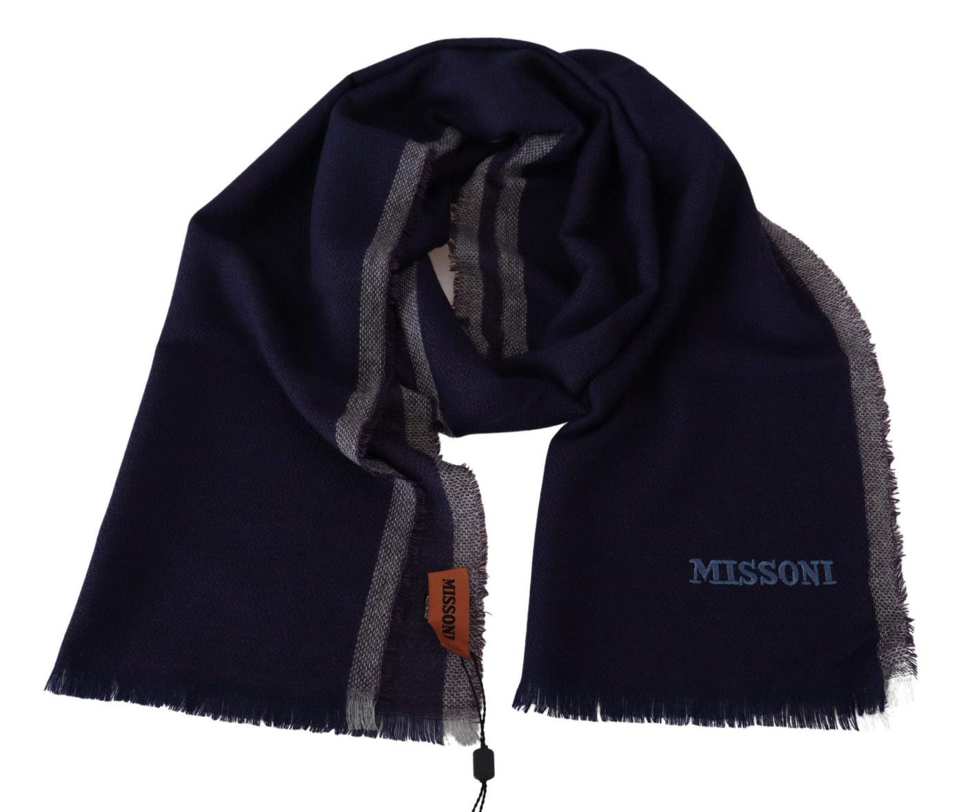 Missoni Multicolor Striped Wool Unisex Wrap Fringes Scarf #men, Accessories - New Arrivals, feed-agegroup-adult, feed-color-Multicolor, feed-gender-male, Missoni, Multicolor, Scarves - Men - Accessories at SEYMAYKA