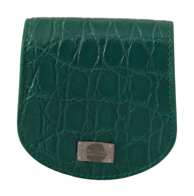 Dolce & Gabbana  Green Exotic Skins Condom Case Holder Wallet #men, Brand_Dolce & Gabbana, Catch, Dolce & Gabbana, feed-agegroup-adult, feed-color-green, feed-gender-male, feed-size-OS, Gender_Men, Green, Handbags - New Arrivals, Kogan, Leather Accessories - Men - Bags at SEYMAYKA