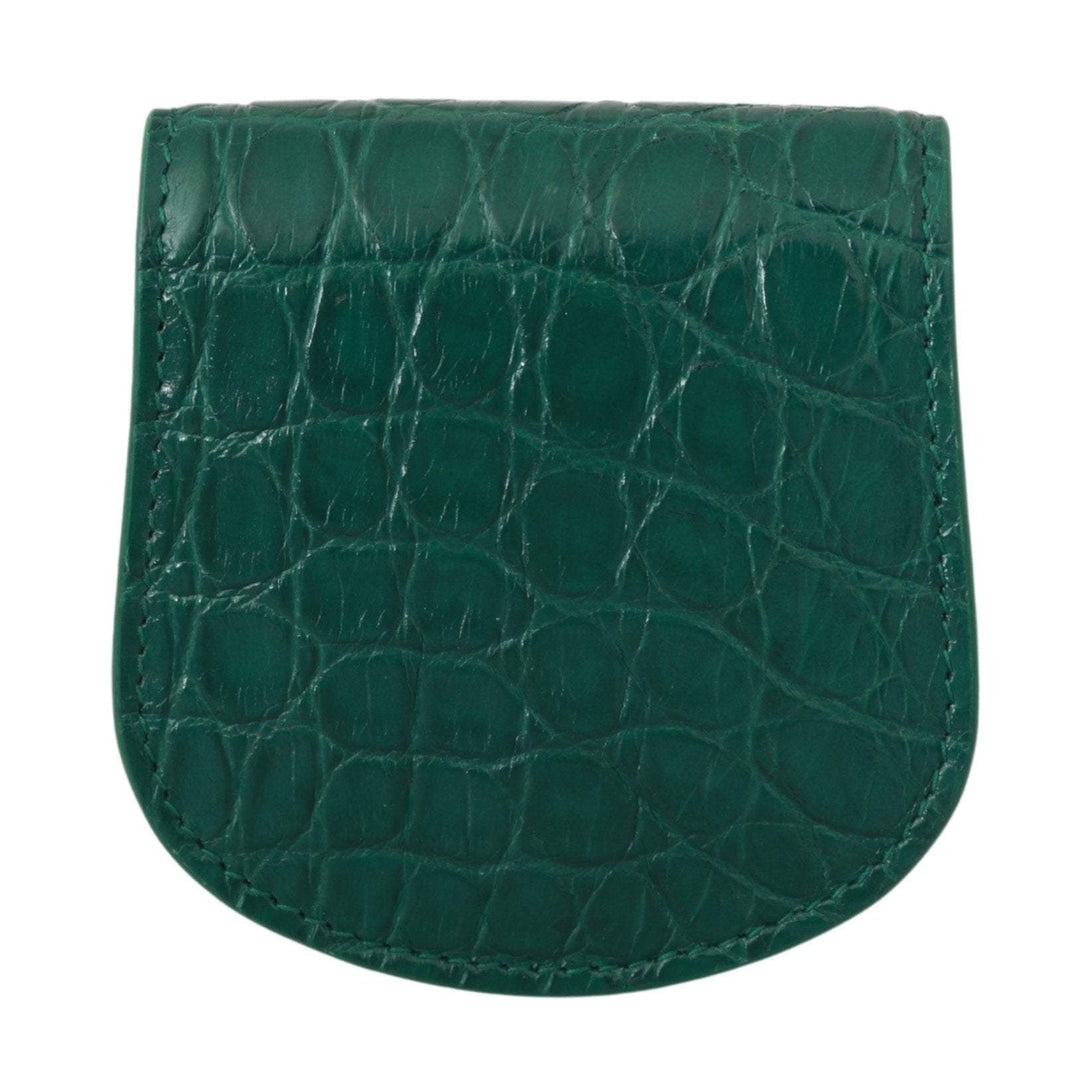 Dolce & Gabbana  Green Exotic Skins Condom Case Holder Wallet #men, Brand_Dolce & Gabbana, Catch, Dolce & Gabbana, feed-agegroup-adult, feed-color-green, feed-gender-male, feed-size-OS, Gender_Men, Green, Handbags - New Arrivals, Kogan, Leather Accessories - Men - Bags at SEYMAYKA