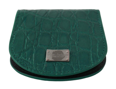 Dolce & Gabbana  Green Exotic Skins Condom Case Holder Wallet #men, Brand_Dolce & Gabbana, Catch, Dolce & Gabbana, feed-agegroup-adult, feed-color-green, feed-gender-male, feed-size-OS, Gender_Men, Green, Handbags - New Arrivals, Kogan, Leather Accessories - Men - Bags at SEYMAYKA