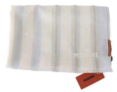 Missoni Multicolor Lined Cashmere Unisex Wrap Scarf #men, feed-agegroup-adult, feed-color-brown, feed-gender-male, Missoni, Scarves - Men - Accessories at SEYMAYKA