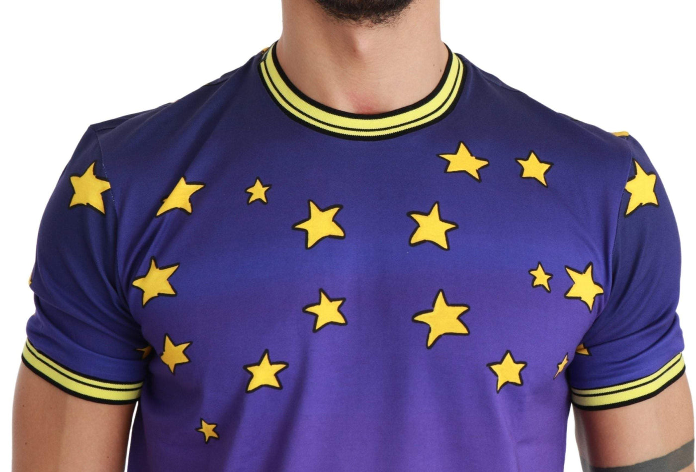 Dolce & Gabbana Purple  Cotton Top 2019 Year of the Pig  T-shirt #men, Brand_Dolce & Gabbana, Catch, Dolce & Gabbana, feed-agegroup-adult, feed-color-purple, feed-gender-male, feed-size-IT44 | XS, feed-size-IT46 | S, feed-size-IT48 | M, feed-size-IT50 | L, feed-size-IT52 | L, Gender_Men, IT44 | XS, IT46 | S, IT48 | M, IT50 | L, IT52 | L, Kogan, Men - New Arrivals, Purple, T-shirts - Men - Clothing at SEYMAYKA