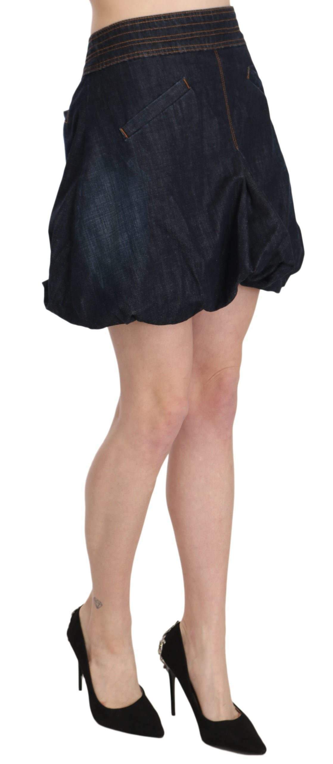 Exte   Cotton Stretch A-line Mini Skirt #women, Blue, Catch, Exte, feed-agegroup-adult, feed-color-blue, feed-gender-female, feed-size-IT42|M, Gender_Women, IT42|M, Kogan, Skirts - Women - Clothing, Women - New Arrivals at SEYMAYKA