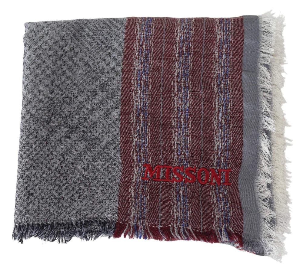 Missoni Multicolor Wool Striped Unisex Neck Wrap Shawl Scarf #men, Accessories - New Arrivals, Missoni, Scarves - Men - Accessories at SEYMAYKA