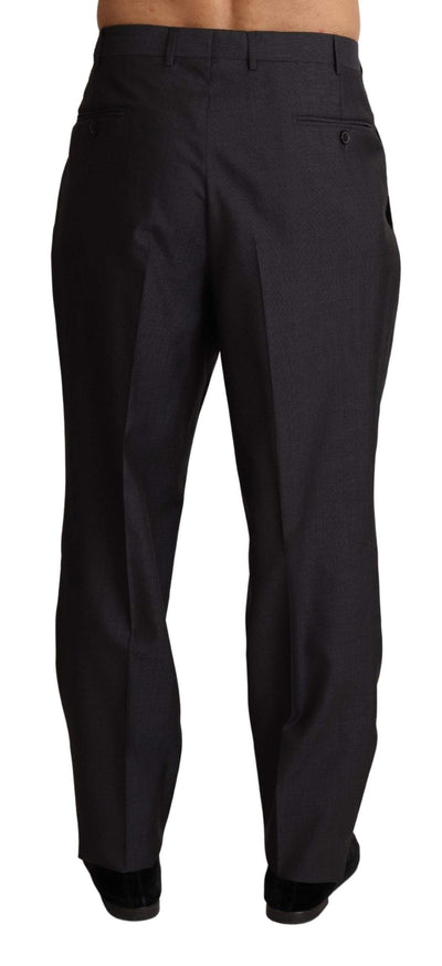 Dolce & Gabbana Gray Wool Blend Formal Trousers Pants #men, Dolce & Gabbana, feed-agegroup-adult, feed-color-Gray, feed-gender-male, Gray, IT54 | XL, Jeans & Pants - Men - Clothing at SEYMAYKA
