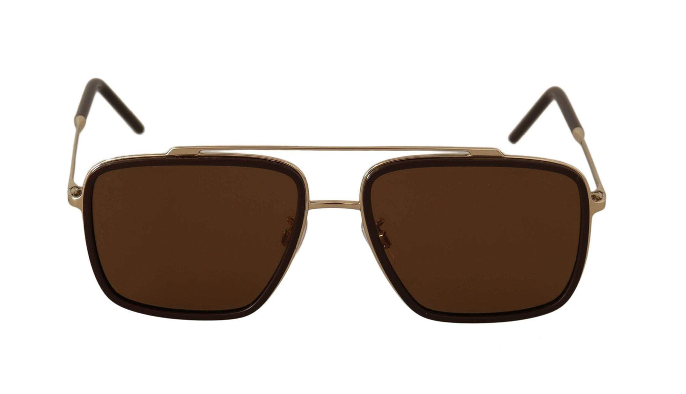 Dolce & Gabbana Black Metal Square Polarized Lens Sunglasses #men, Black, Dolce & Gabbana, feed-1, Sunglasses for Men - Sunglasses at SEYMAYKA