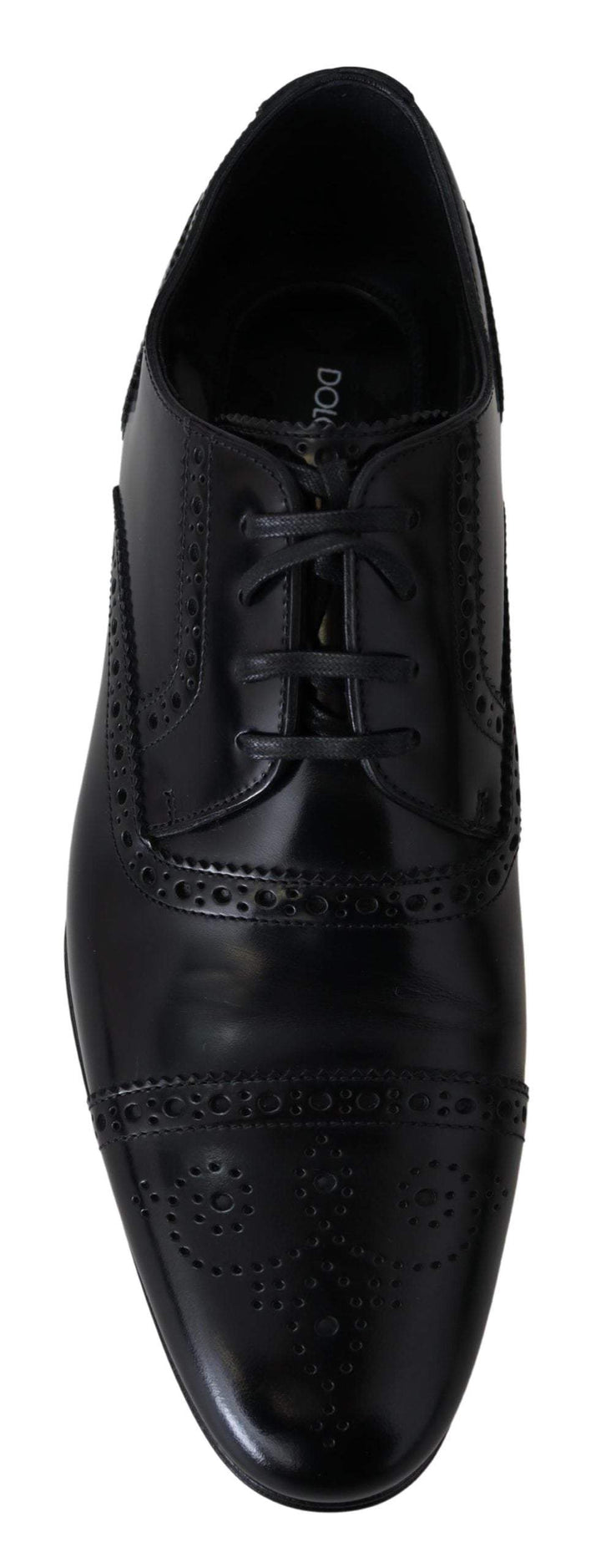 Dolce & Gabbana Black Leather Men Derby Formal Loafers Shoes #men, Black, Dolce & Gabbana, EU39/US6, feed-agegroup-adult, feed-color-Black, feed-gender-male, Formal - Men - Shoes at SEYMAYKA
