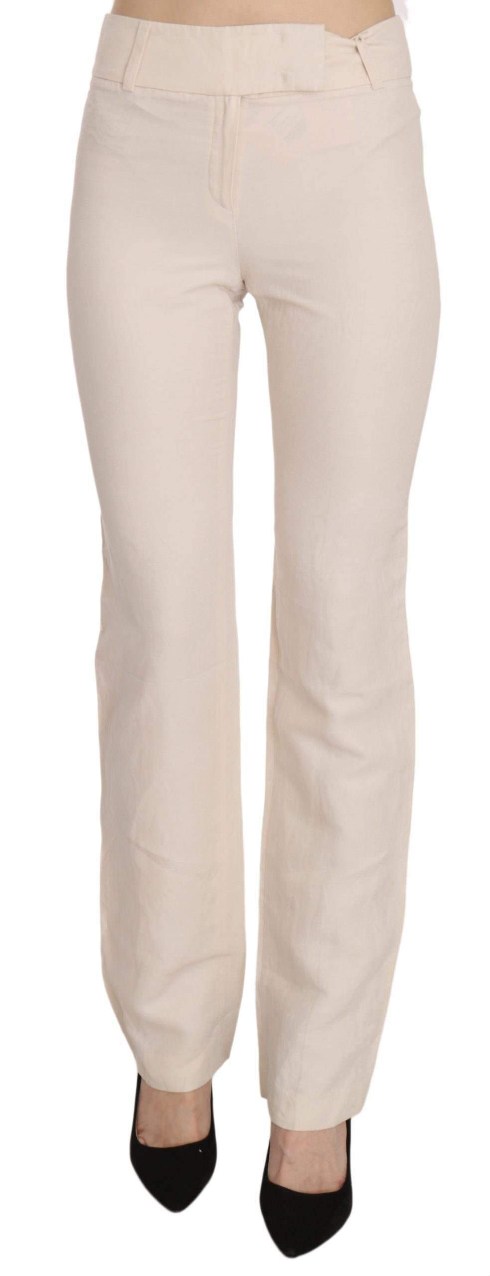 LAUREL  High Waist Silk Blend Flared Dress Trousers Pants #women, Catch, feed-agegroup-adult, feed-color-white, feed-gender-female, feed-size-IT36|XXS, feed-size-W32, Gender_Women, IT36|XXS, Jeans & Pants - Women - Clothing, Kogan, LAUREL, W32, White, Women - New Arrivals at SEYMAYKA