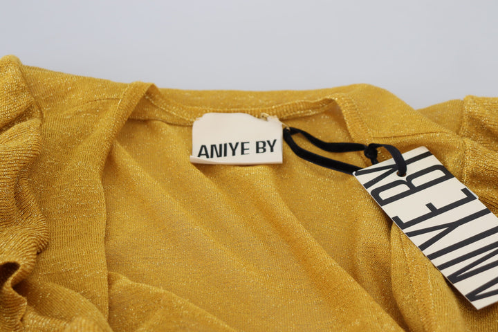 Aniye By Gold Long Sleeves Ruffled Women Cardigan Sweater