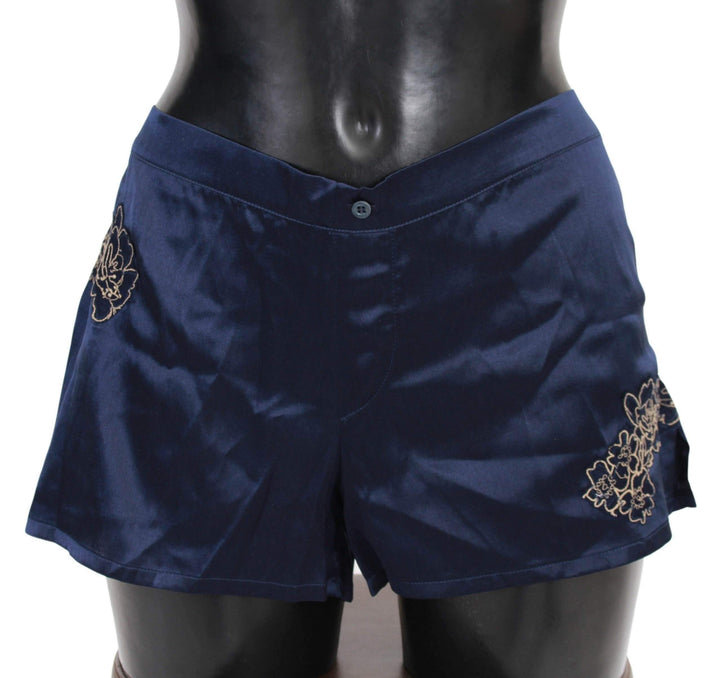ERMANNO SCERVINO Women  Cotton  Lingerie Shorts Underwear #women, Blue, Catch, Ermanno Scervino, feed-agegroup-adult, feed-color-blue, feed-gender-female, feed-size-IT2 | S, Gender_Women, IT2 | S, Kogan, Underwear - Women - Clothing, Women - New Arrivals at SEYMAYKA