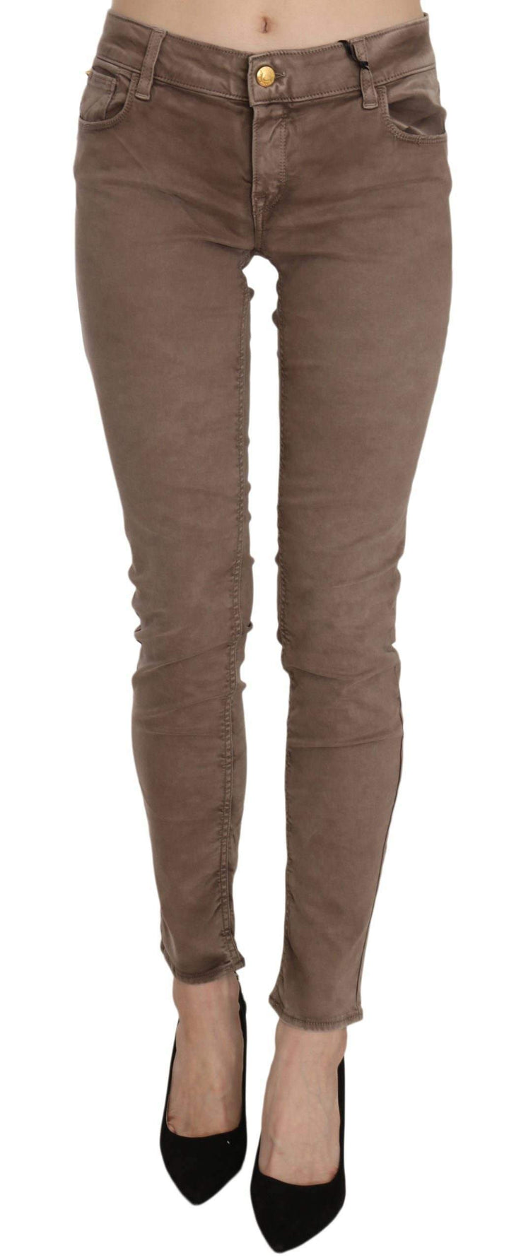 CYCLE  Low Waist Slim Fit Skinny Pants #women, Brown, Catch, CYCLE, feed-agegroup-adult, feed-color-brown, feed-gender-female, feed-size-W30, Gender_Women, Jeans & Pants - Women - Clothing, Kogan, W30, Women - New Arrivals at SEYMAYKA