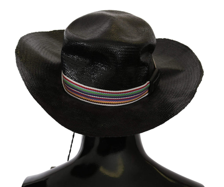 COSTUME NATIONAL C’N’C  Wide Brim Cowboy Solid Hat #women, 58 cm|M, Accessories - New Arrivals, Black, Catch, Costume National, feed-agegroup-adult, feed-color-black, feed-gender-female, feed-size-58 cm|M, Gender_Women, Hats - Women - Accessories, Kogan at SEYMAYKA