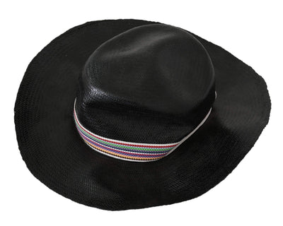 COSTUME NATIONAL C’N’C  Wide Brim Cowboy Solid Hat #women, 58 cm|M, Accessories - New Arrivals, Black, Catch, Costume National, feed-agegroup-adult, feed-color-black, feed-gender-female, feed-size-58 cm|M, Gender_Women, Hats - Women - Accessories, Kogan at SEYMAYKA