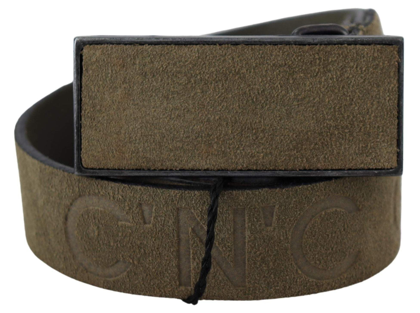 Costume National Green Leather Velvet Buckle Waist Army Belt #men, 100 cm / 40 Inches, Accessories - New Arrivals, Belts - Men - Accessories, Costume National, feed-agegroup-adult, feed-color-green, feed-gender-male, Green at SEYMAYKA