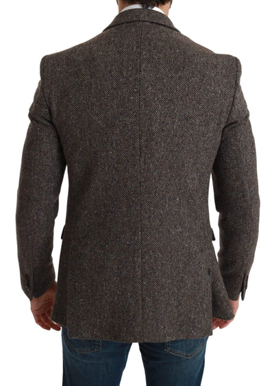 Dolce & Gabbana  Brown Jacket Formal Coat Wool Blazer #men, Blazers - Men - Clothing, Brand_Dolce & Gabbana, Brown, Catch, Dolce & Gabbana, feed-agegroup-adult, feed-color-brown, feed-gender-male, feed-size-IT48 | M, Gender_Men, IT48 | M, Kogan, Men - New Arrivals at SEYMAYKA