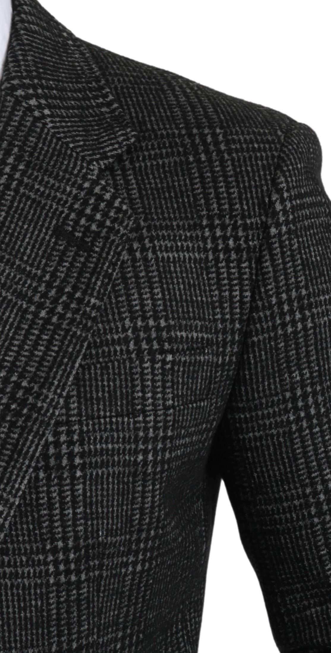 Dolce & Gabbana  Gray Plaid Check Slim Fit Jacket Blazer #men, Blazers - Men - Clothing, Brand_Dolce & Gabbana, Catch, Dolce & Gabbana, feed-agegroup-adult, feed-color-gray, feed-gender-male, feed-size-IT46 | S, Gender_Men, Gray, IT46 | S, Kogan, Men - New Arrivals at SEYMAYKA
