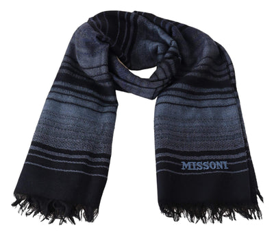 Missoni Multicolor Patterned Wool Unisex Neck Wrap Shawl #men, Accessories - New Arrivals, feed-agegroup-adult, feed-color-Multicolor, feed-gender-male, Missoni, Multicolor, Scarves - Men - Accessories at SEYMAYKA