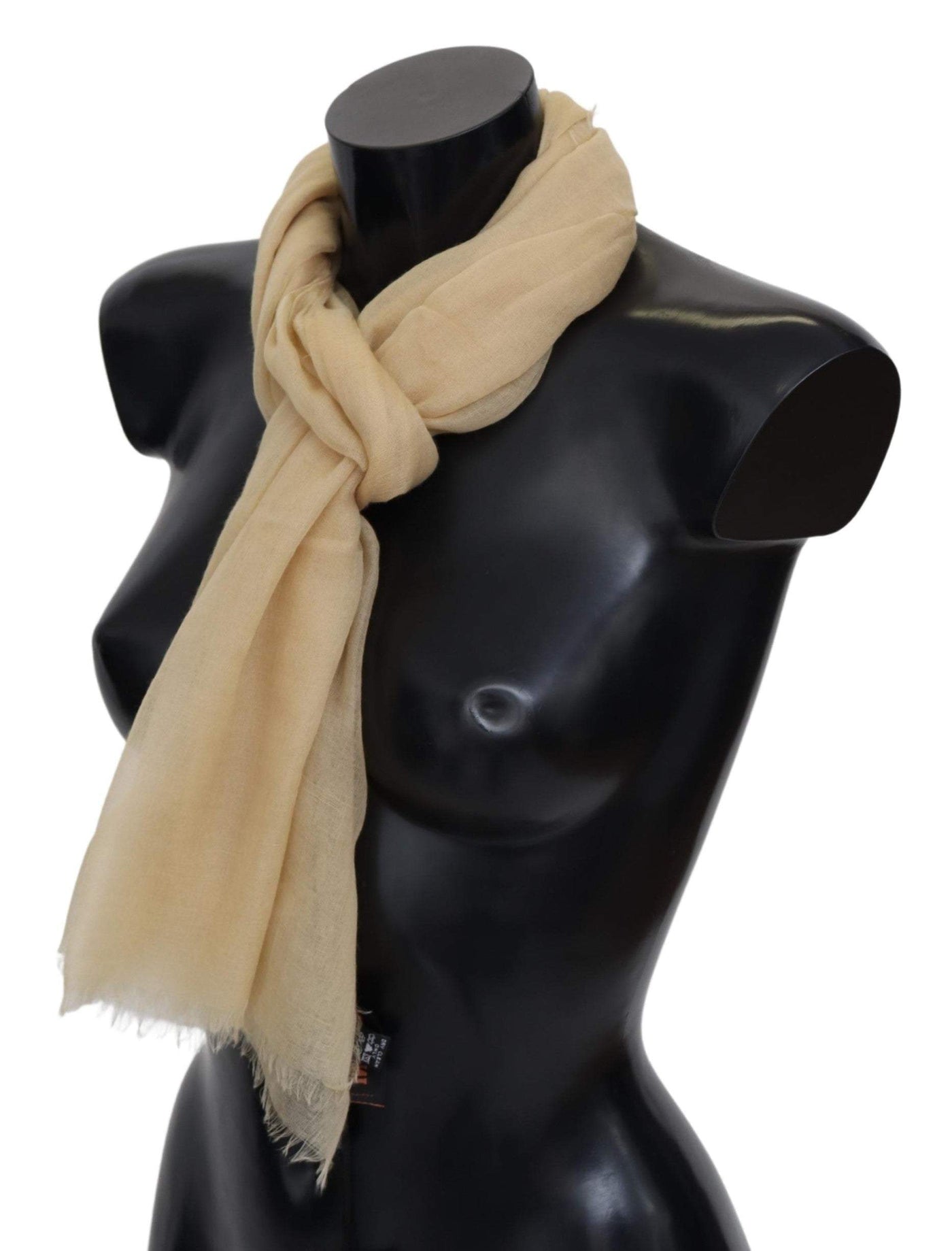 Missoni Beige Cashmere Unisex Neck Scarf #men, Beige, feed-agegroup-adult, feed-color-Beige, feed-gender-male, Missoni, Scarves - Men - Accessories at SEYMAYKA