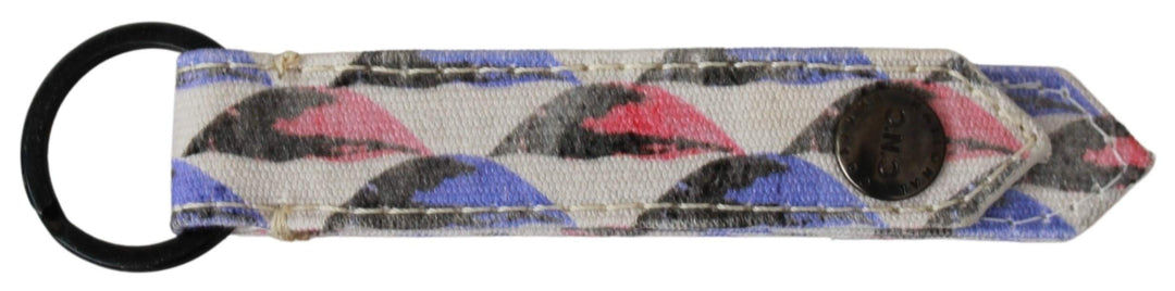 COSTUME NATIONAL C’N’C   Ring Branded Textile  Keychain #men, Accessories - New Arrivals, Catch, Costume National, feed-agegroup-adult, feed-color-white, feed-gender-male, feed-size-OS, Gender_Men, Keychains - Men - Accessories, Kogan, White at SEYMAYKA