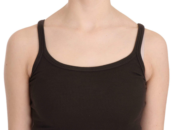 PINK MEMORIES Dark  Sleeveless Spaghetti Strap Blouse #women, Brown, Catch, feed-agegroup-adult, feed-color-brown, feed-color-pink, feed-gender-female, feed-size-IT40|S, feed-size-IT42|M, feed-size-IT44|L, feed-size-IT46|XL, Gender_Women, IT40|S, IT42|M, IT44|L, IT46|XL, Kogan, PINK MEMORIES, Tops & T-Shirts - Women - Clothing, Women - New Arrivals at SEYMAYKA