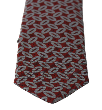 Dolce & Gabbana Red 100% Silk Printed Wide Necktie Men Tie #men, Accessories - New Arrivals, Brand_Dolce & Gabbana, Catch, Dolce & Gabbana, feed-agegroup-adult, feed-color-red, feed-gender-male, feed-size-OS, Gender_Men, Kogan, Red, Ties & Bowties - Men - Accessories at SEYMAYKA