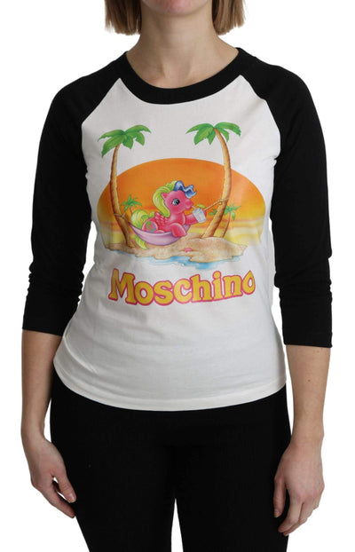 Moschino  Cotton T-shirt My Little Pony Top Tshirt #women, Catch, feed-agegroup-adult, feed-color-white, feed-gender-female, feed-size-IT36 | XS, feed-size-IT42|M, feed-size-IT44|L, Gender_Women, IT36 | XS, IT38 | S, IT42|M, IT44|L, Kogan, Moschino, Tops & T-Shirts - Women - Clothing, White, Women - New Arrivals at SEYMAYKA