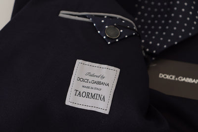 Dolce & Gabbana Black Wool Formal Taormina Blazer