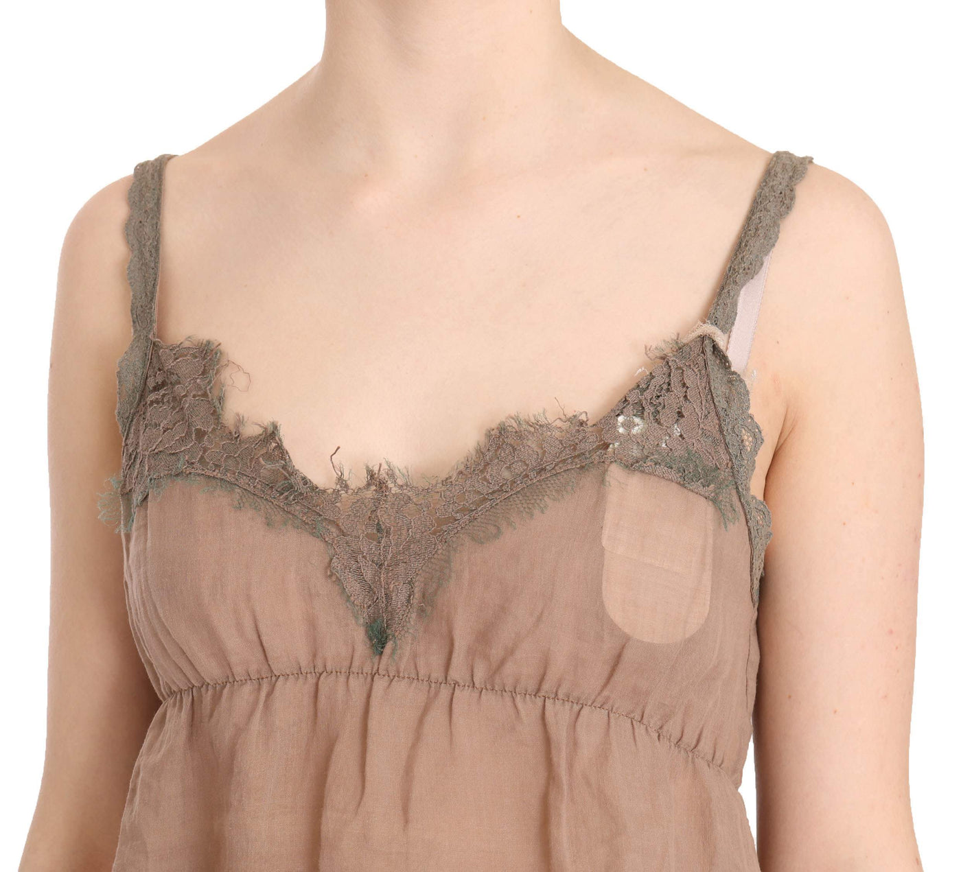 PINK MEMORIES  Lace Spaghetti Strap Plunging Top Blouse #women, Brown, Catch, feed-agegroup-adult, feed-color-brown, feed-color-pink, feed-gender-female, feed-size-IT40|S, feed-size-IT42|M, feed-size-IT44|L, Gender_Women, IT40|S, IT42|M, IT44|L, Kogan, PINK MEMORIES, Tops & T-Shirts - Women - Clothing, Women - New Arrivals at SEYMAYKA