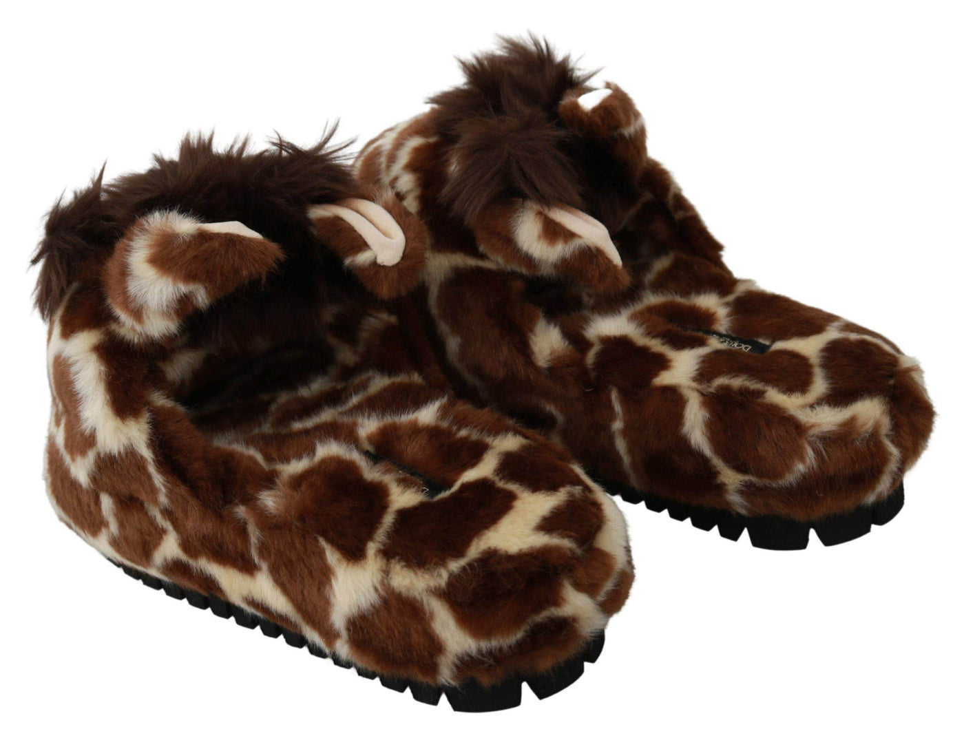 Dolce & Gabbana Brown Giraffe Slippers Flats Sandals Shoes #women, Brand_Dolce & Gabbana, Brown, Catch, Category_Shoes, Dolce & Gabbana, EU35/US4.5, EU36/US5.5, EU38/US7.5, EU41/US10.5, feed-agegroup-adult, feed-color-brown, feed-gender-female, feed-size-US4.5, feed-size-US5.5, Flat Shoes - Women - Shoes, Gender_Women, Kogan, Shoes - New Arrivals at SEYMAYKA