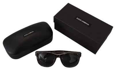 Dolce & Gabbana Black Bird Square Full Rim Acetate DG4284 Sunglasses