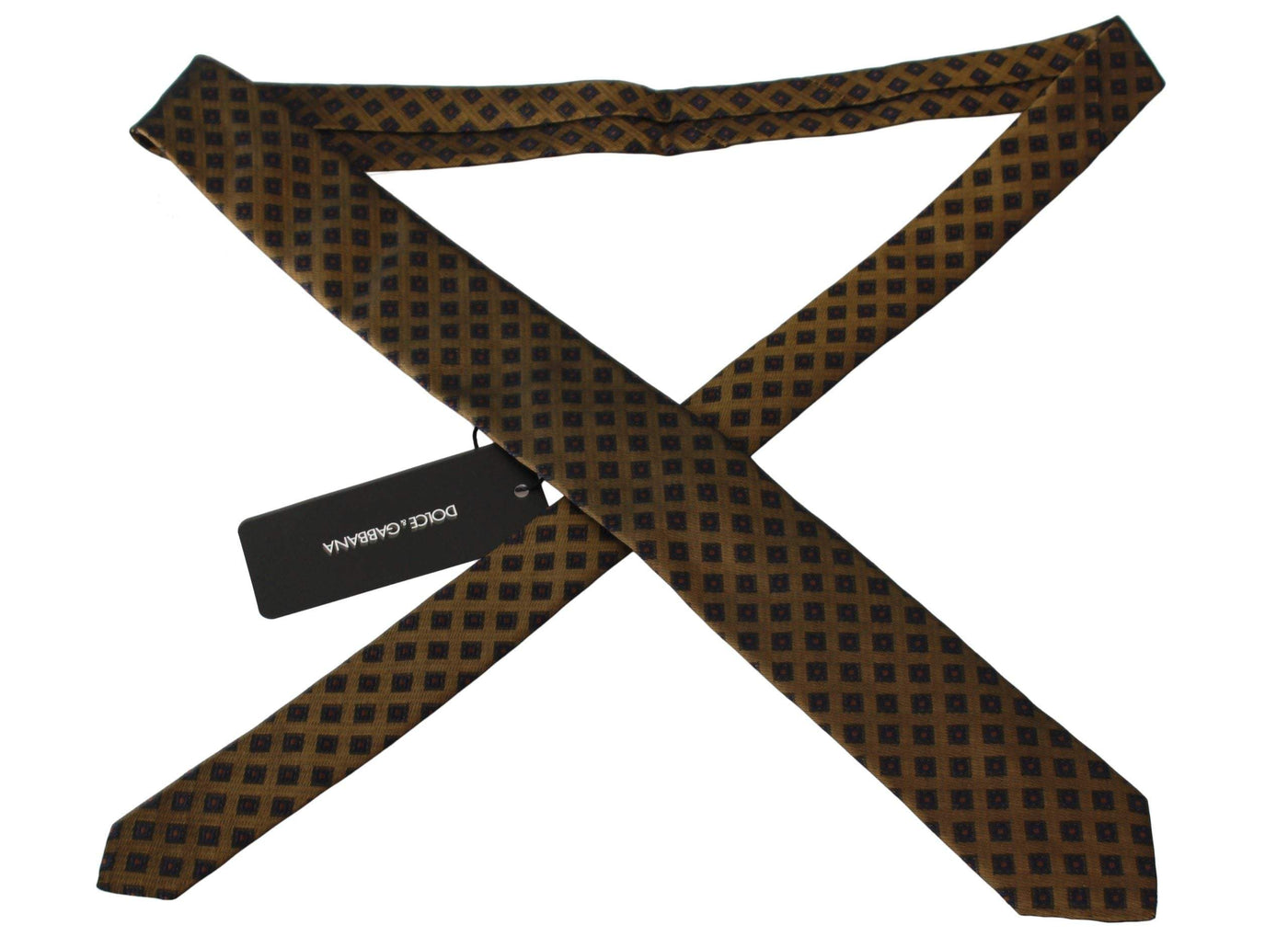 Dolce & Gabbana Brown Patterned Classic Mens Slim Necktie Tie #men, Accessories - New Arrivals, Brand_Dolce & Gabbana, Brown, Catch, Dolce & Gabbana, feed-agegroup-adult, feed-color-brown, feed-gender-male, feed-size-OS, Gender_Men, Kogan, Ties & Bowties - Men - Accessories at SEYMAYKA