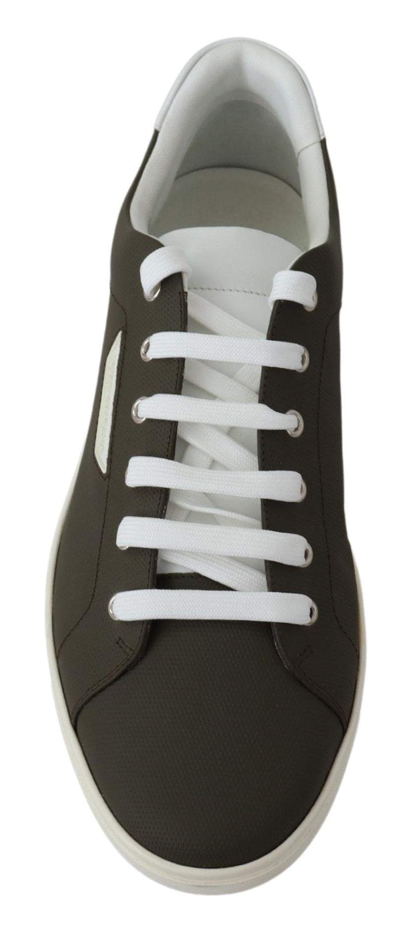 Dolce & Gabbana White Green Leather Low Top Sneakers Shoes #men, Dolce & Gabbana, EU39.5/US6.5, EU39/US6, EU40/US7, EU44.5/US11.5, EU45/US12, feed-agegroup-adult, feed-color-White, feed-gender-male, feed-size-US11.5, feed-size-US12, feed-size-US6, feed-size-US6.5, feed-size-US7, Shoes - New Arrivals, Sneakers - Men - Shoes, White at SEYMAYKA