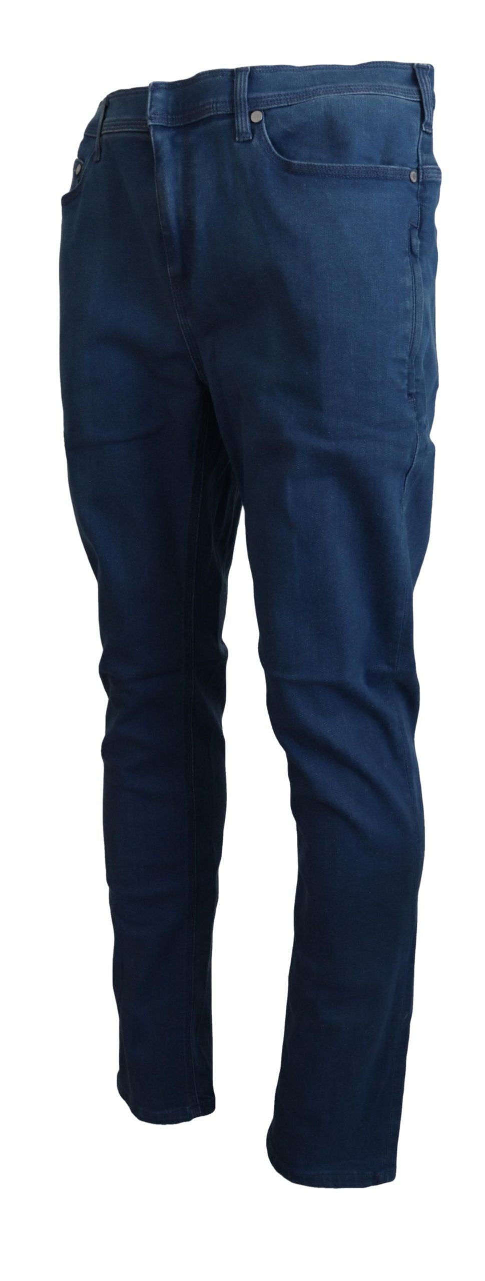 Neil Barrett Blue Cotton Stretch  Casual Denim Jeans