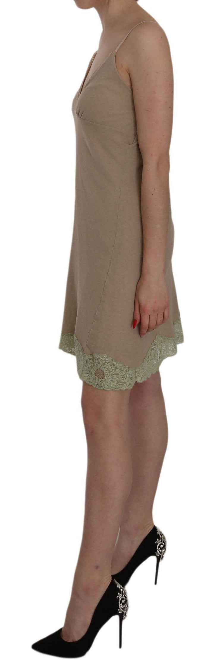 PINK MEMORIES   Lace Spaghetti Strap Mini Cotton Dress #women, Beige, Catch, Clothing_Dress, Dresses - Women - Clothing, feed-agegroup-adult, feed-color-beige, feed-color-pink, feed-gender-female, feed-size-IT42|M, feed-size-IT44|L, feed-size-IT46|XL, Gender_Women, IT42|M, IT44|L, IT46|XL, Kogan, PINK MEMORIES, Women - New Arrivals at SEYMAYKA