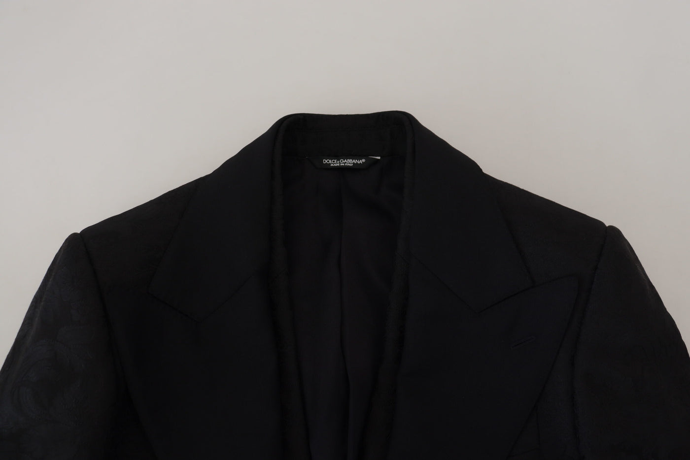 Dolce & Gabbana Black Polyester Men 2 Piece MARTINI Suit