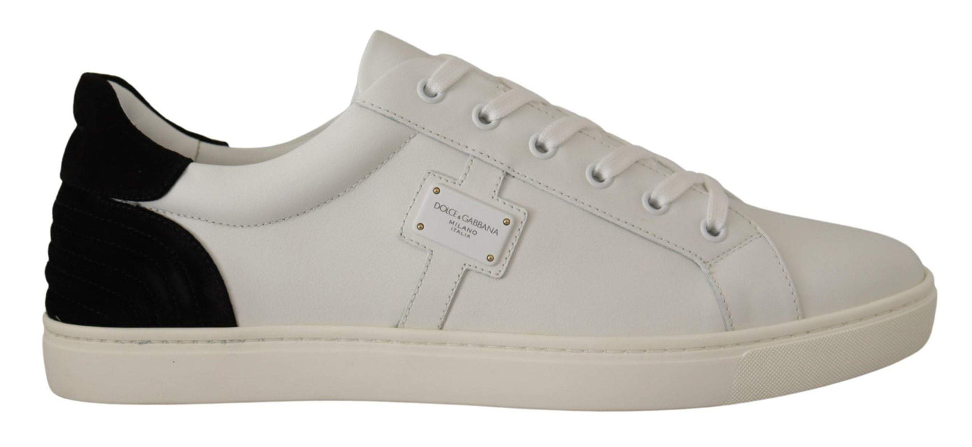 Dolce & Gabbana White Suede Leather Low Tops Sneakers #men, Dolce & Gabbana, EU39.5/US6.5, EU40.5/US7.5, EU40/US7, EU43.5/US10.5, EU44/US11, EU45/US12, feed-1, Sneakers - Men - Shoes, White at SEYMAYKA