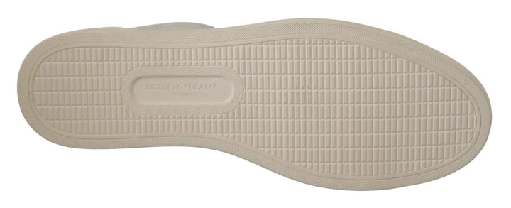 Dolce & Gabbana White Black Leather Low Shoes Sneakers #men, Dolce & Gabbana, EU39.5/US6.5, EU45/US12, feed-1, Sneakers - Men - Shoes, White at SEYMAYKA