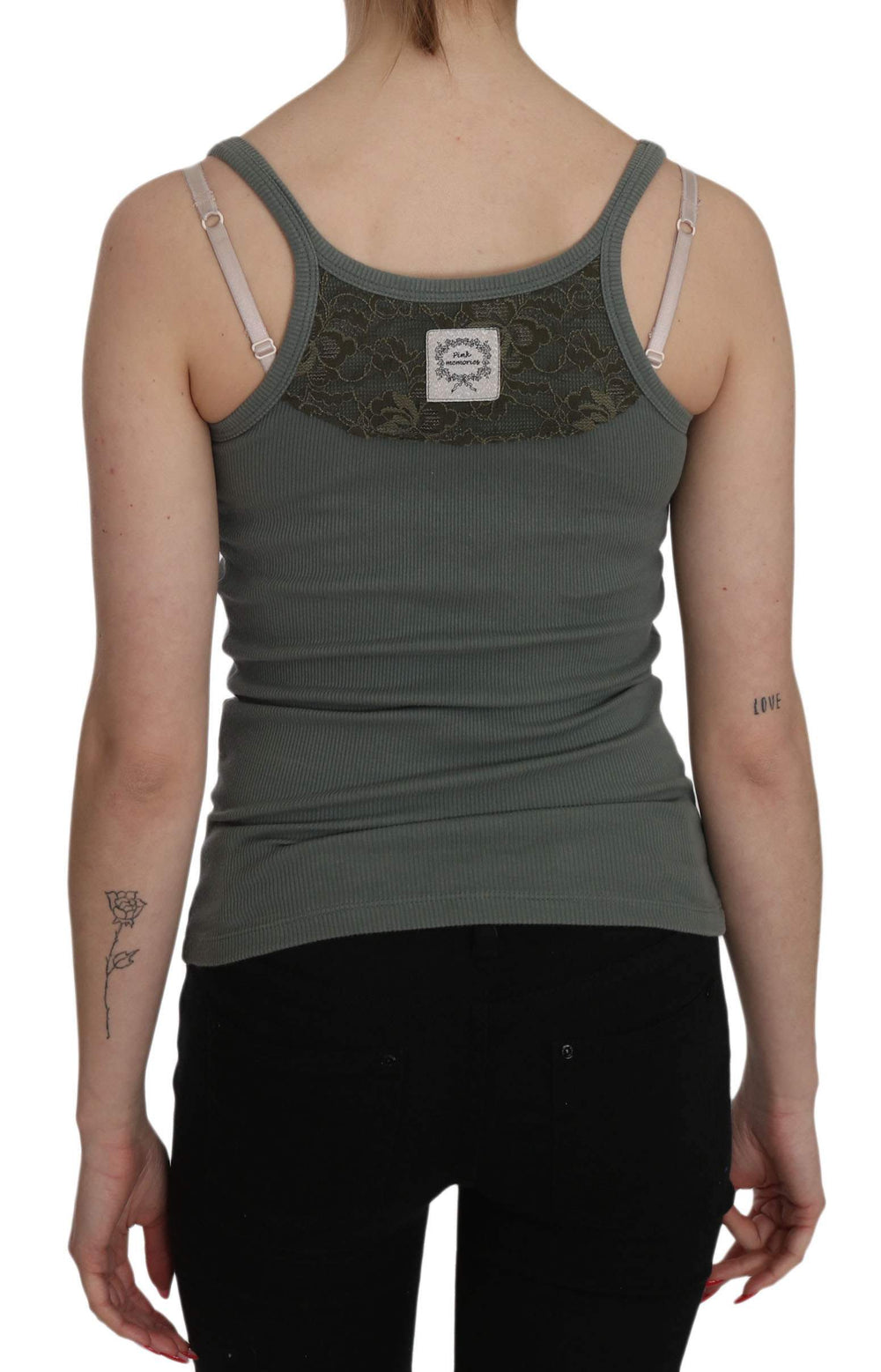 PINK MEMORIES  Spaghetti Strap Slim Fit Casual Tank Top Blouse #women, Catch, feed-agegroup-adult, feed-color-green, feed-color-pink, feed-gender-female, feed-size-S, Gender_Women, Green, Kogan, PINK MEMORIES, S, Tops & T-Shirts - Women - Clothing, Women - New Arrivals at SEYMAYKA