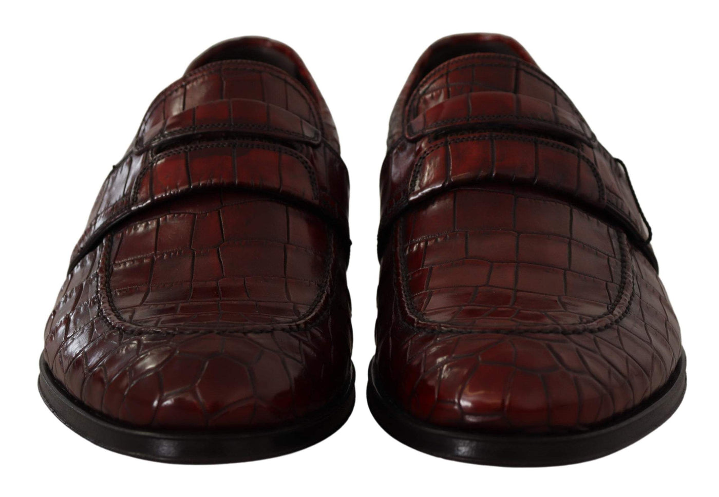 Dolce & Gabbana Bordeaux Exotic Leather Dress Derby #men, Bordeaux, Dolce & Gabbana, EU43.5/US10.5, feed-1, Loafers - Men - Shoes at SEYMAYKA